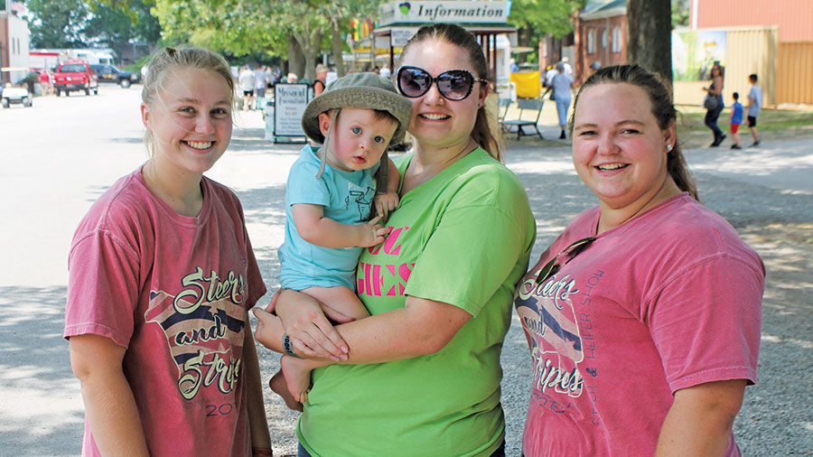 A group from Pilot Grove, Mo., visits the Missouri State Fair.